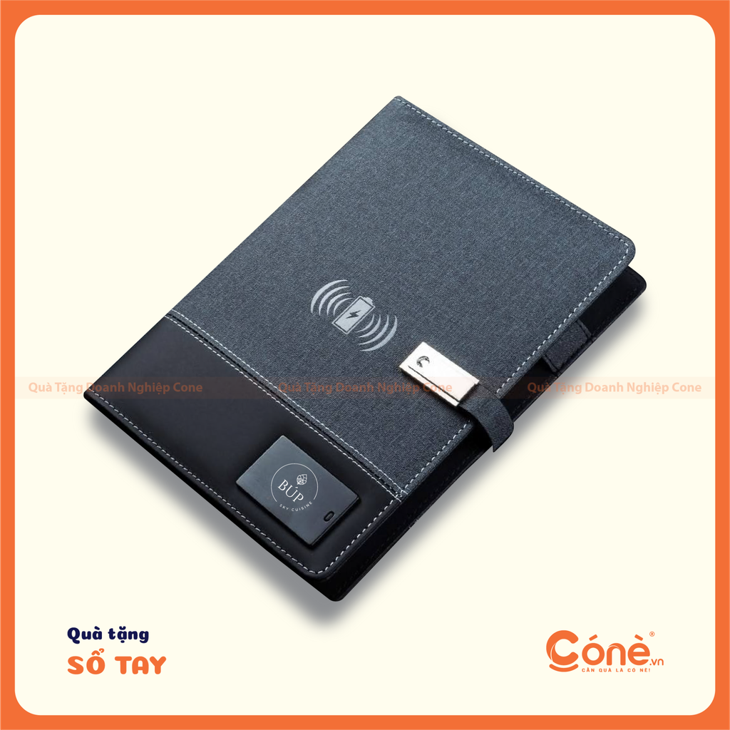 [ST002] Sổ Tay Note Pro | Sổ Tay Tích Hợp Sạc Dự Phòng