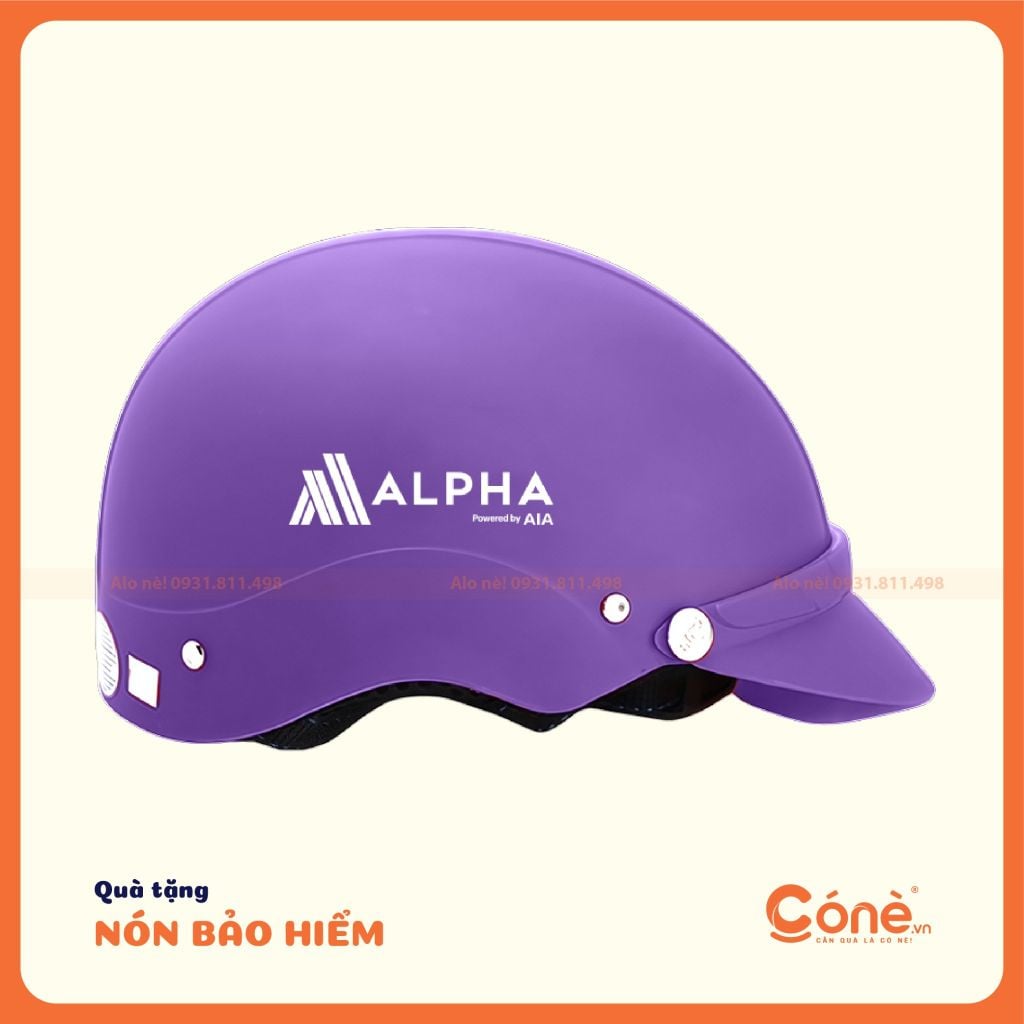 Mũ Bảo Hiểm Bình An In Logo | Cone