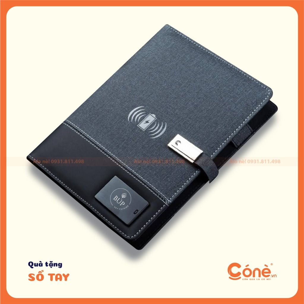 [ST002] Sổ Tay Note Pro | Sổ Sạc Dự Phòng