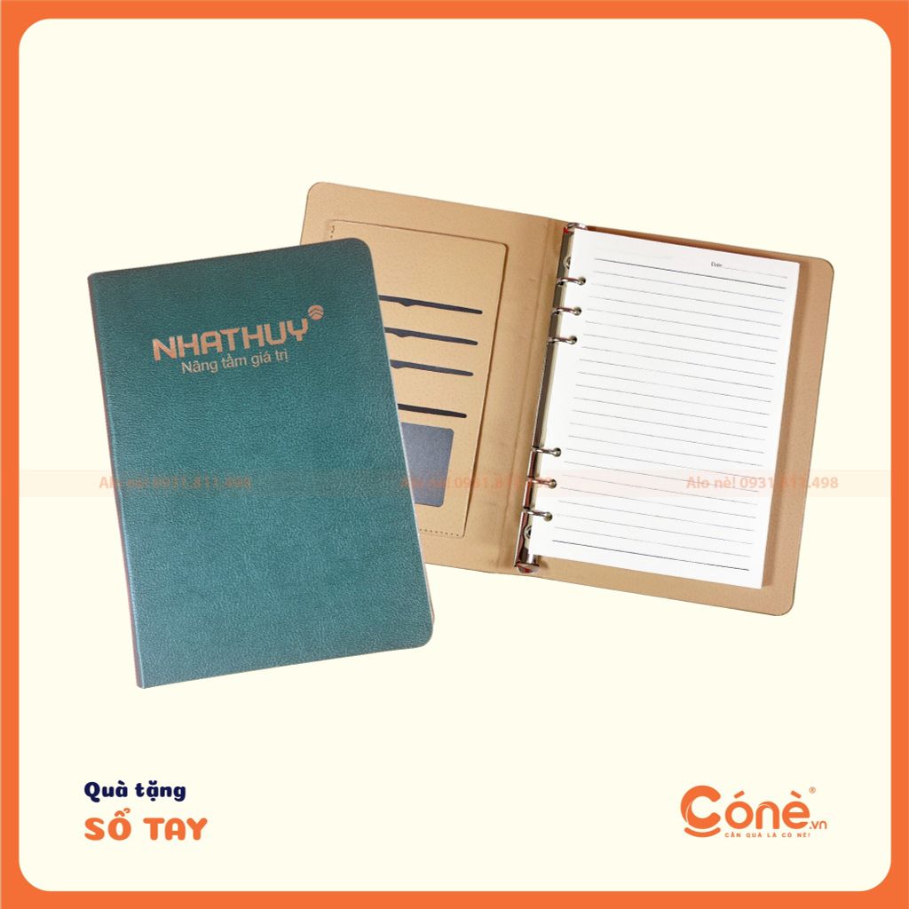 Sổ Daily Biz Cone | Sổ Tay Bìa Da Cao Cấp