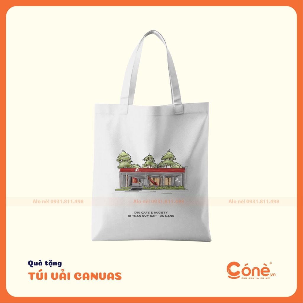 [TV001] Túi Vải Together | Túi Vải Canvas In Logo