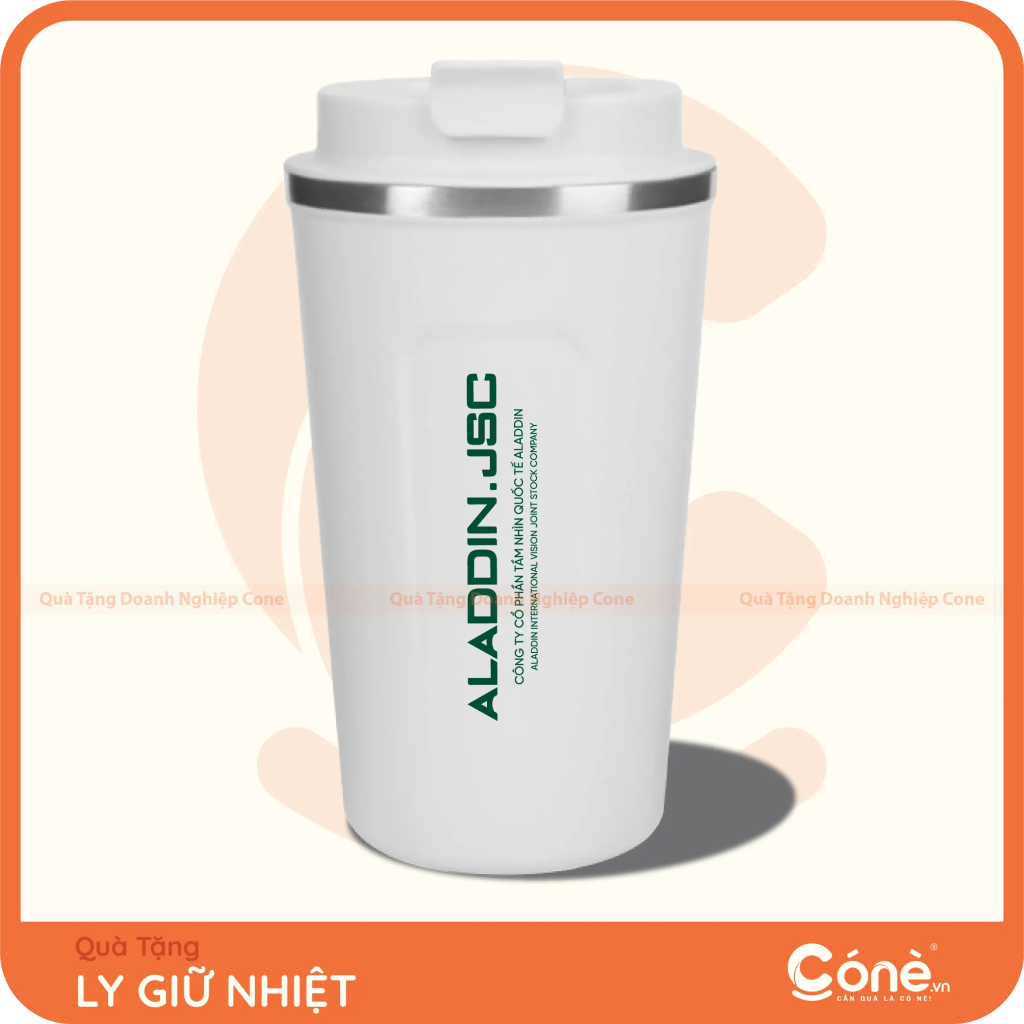 [LGN002] Ly Giữ Nhiệt Premium | Ly Giữ Nhiệt Nắp Gài 510ML