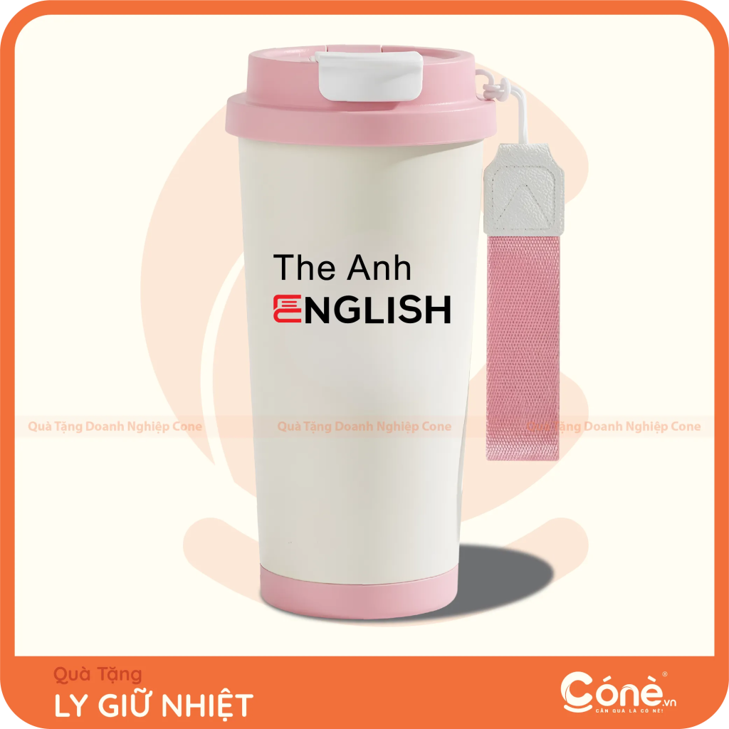 [LGN004] Ly Giữ Nhiệt Trusty | Ly Giữ Nhiệt 530ml Có Quai Vải