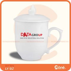 [LS006] Ly Sứ Premium | Ly Sứ Có Nắp In Logo Theo Yêu Cầu