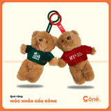 [MKQT07] Móc Khóa Bé Bear | Móc Khóa Gấu Bông In Logo