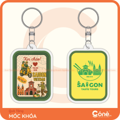 [MKQT01] Móc Khoá Kết Nối | Móc Khóa Nhựa Dẻo In Logo