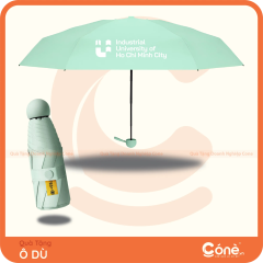 [OD007] Ô Dù Everyday | Ô Dù Gấp 5 Tự Đẩy In Logo