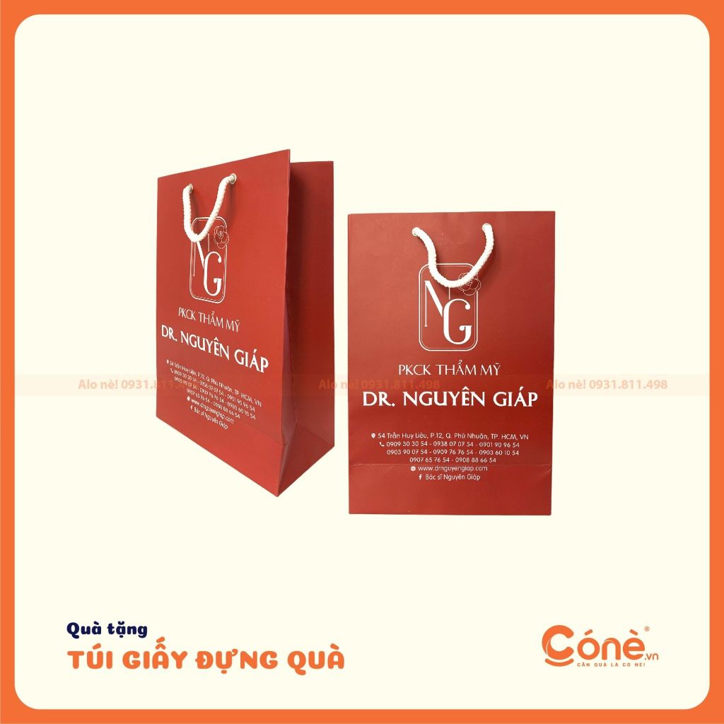 [TG001] Túi Giấy Tôn Vinh | Túi Giấy Đựng Mỹ Phẩm