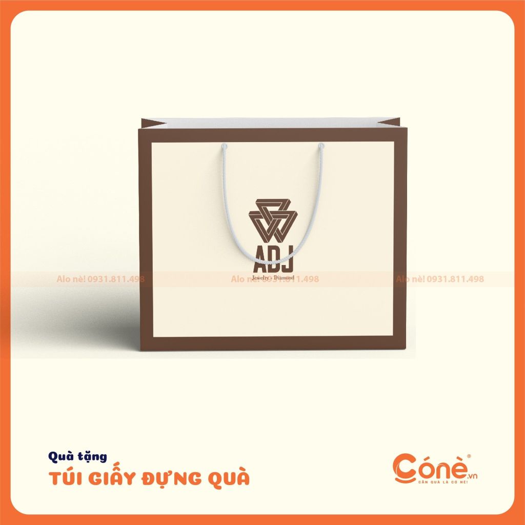 In Túi Giấy Đựng Trang Sức Stay Green - Sang Trọng & Tinh Tế | Cone