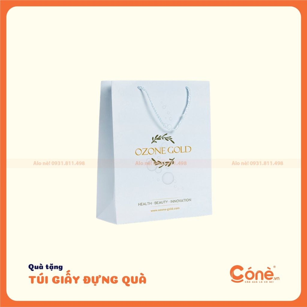 In Túi Giấy Đựng Trang Sức Stay Green - Sang Trọng & Tinh Tế | Cone
