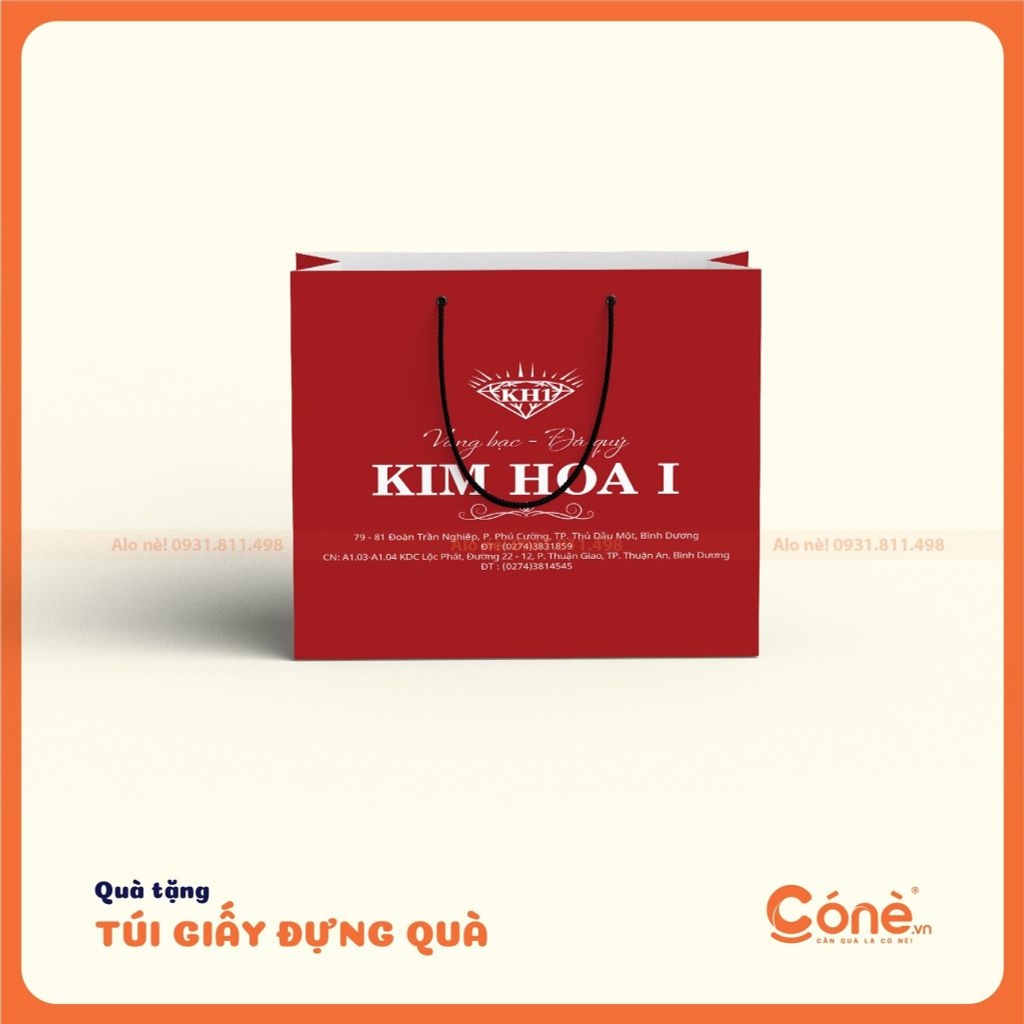In Túi Giấy Đựng Trang Sức Stay Green - Sang Trọng & Tinh Tế | Cone