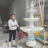Bán Đài Phun Nước Đá 3 Tầng Đẹp Cao 2m
