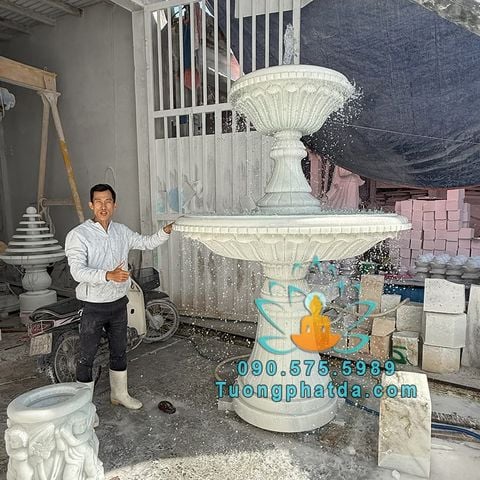 Chuyên Đài Phun Nước Đá Phong Thủy Đẹp Tại Cao Bằng