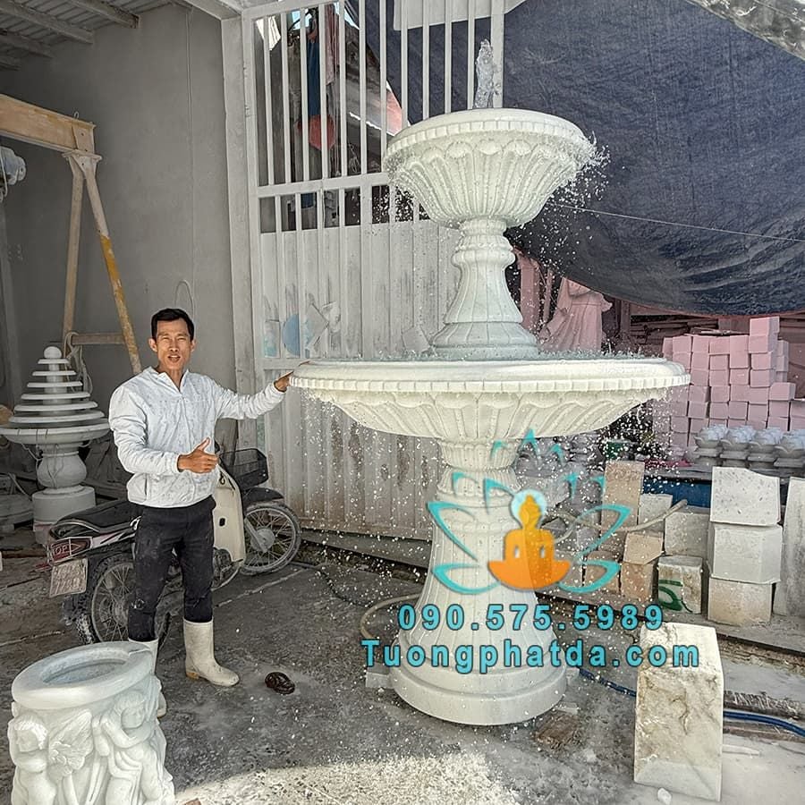 Chuyên Đài Phun Nước Đá Phong Thủy Đẹp Tại Cao Bằng