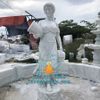 Đài Phun Nước Đá Cô Gái Trang Trí Sân Vườn Đẹp
