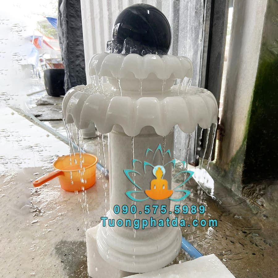 Đài Phun Nước Đá Mini Đẹp Sân Vườn Tại Nha Trang