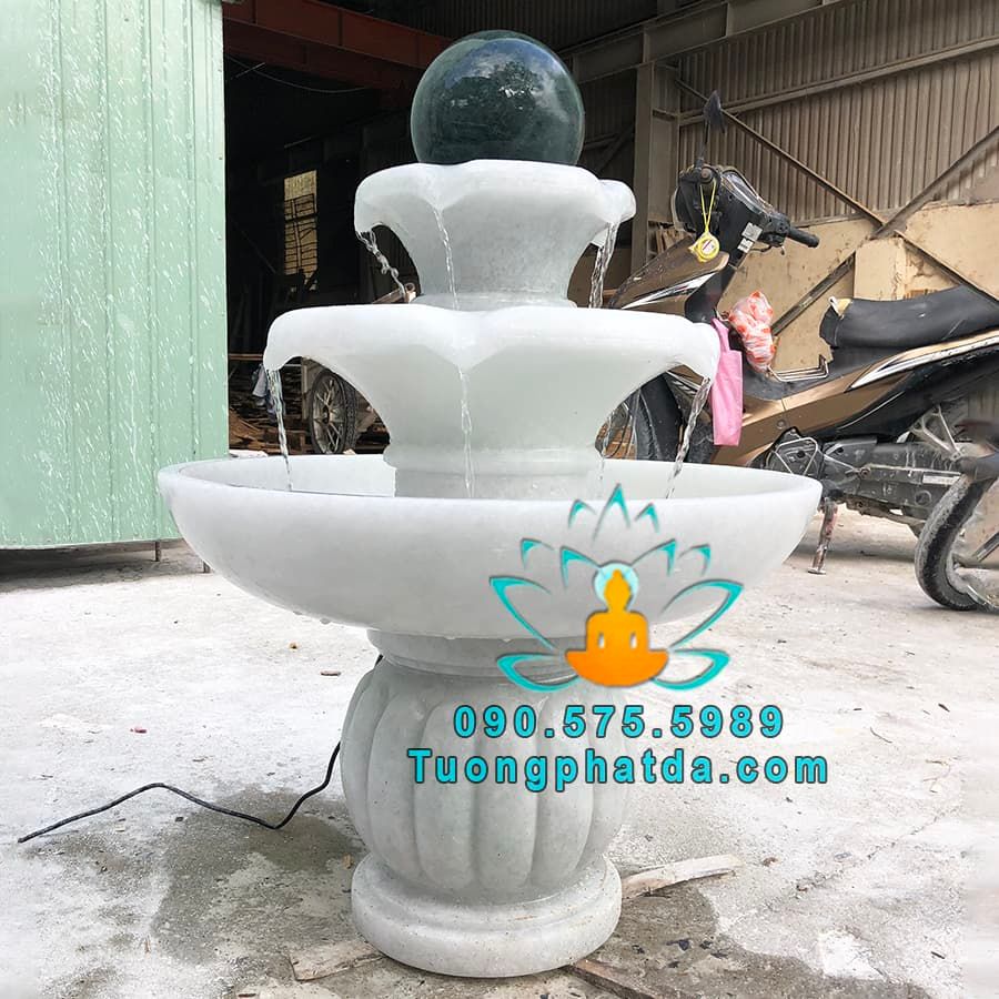 Đài Phun Nước Đá Phong Thủy Đẹp Cho Mệnh Mộc