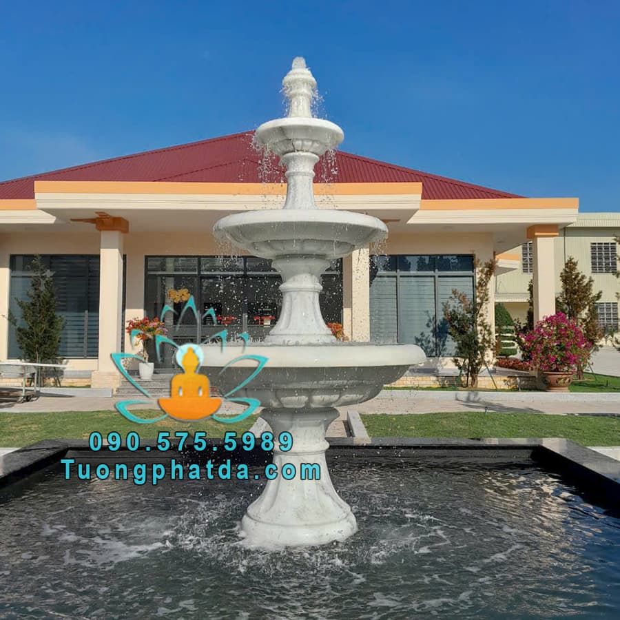 Đài Phun Nước Đá Phong Thủy Đẹp Tại Hải Phòng