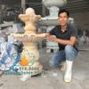 Đài Phun Nước Đá Vàng Phong Thủy Đẹp Tại Nghệ An