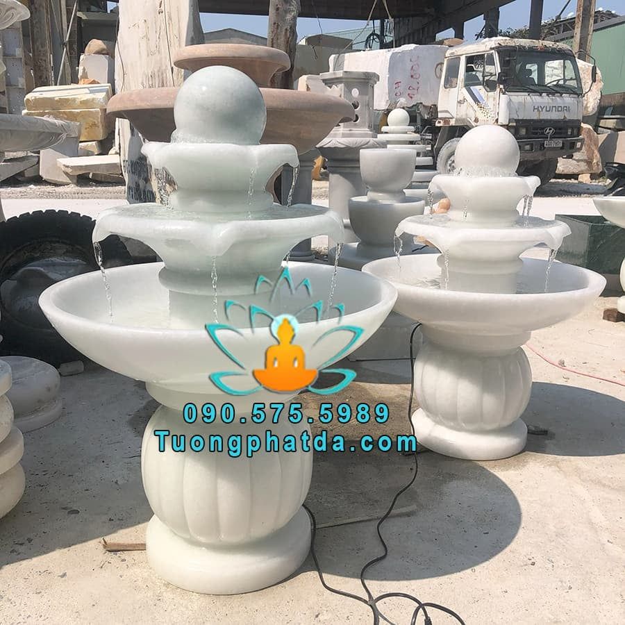 Đài Phun Nước Đá Phong Thủy Mini Đẹp