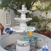 Đài Phun Nước Đá Trang Trí Tiểu Cảnh Sân Vườn Cao 1m5