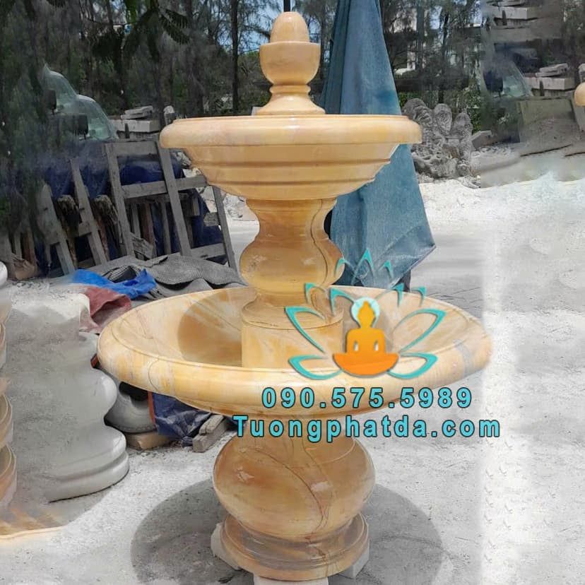 Đài Phun Nước Đá Vàng Non Nước Đẹp