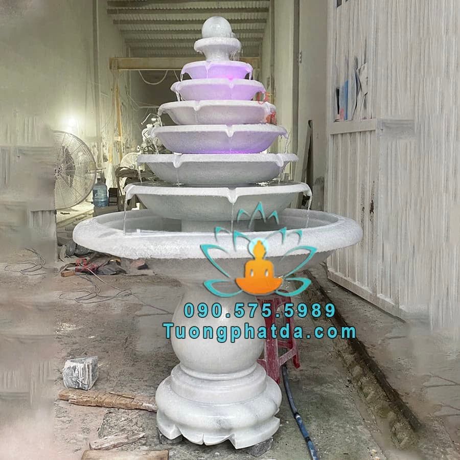 Đài Phun Nước Đá Phong Thủy Luân Hồi Đẹp Tại Vĩnh Long