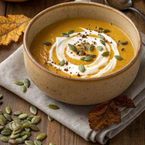  Roasted Pumpkin Bisque With Pumpkin Seeds - 1 ltr 