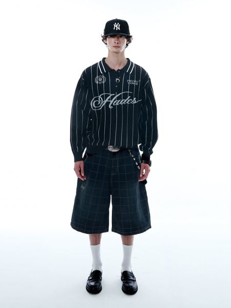  HADES CLASSIC POLO KNIT - BLACK 