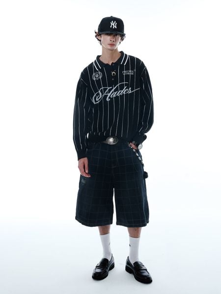 HADES WEBBY CANVAS SHORTS - BLUE NAVY 