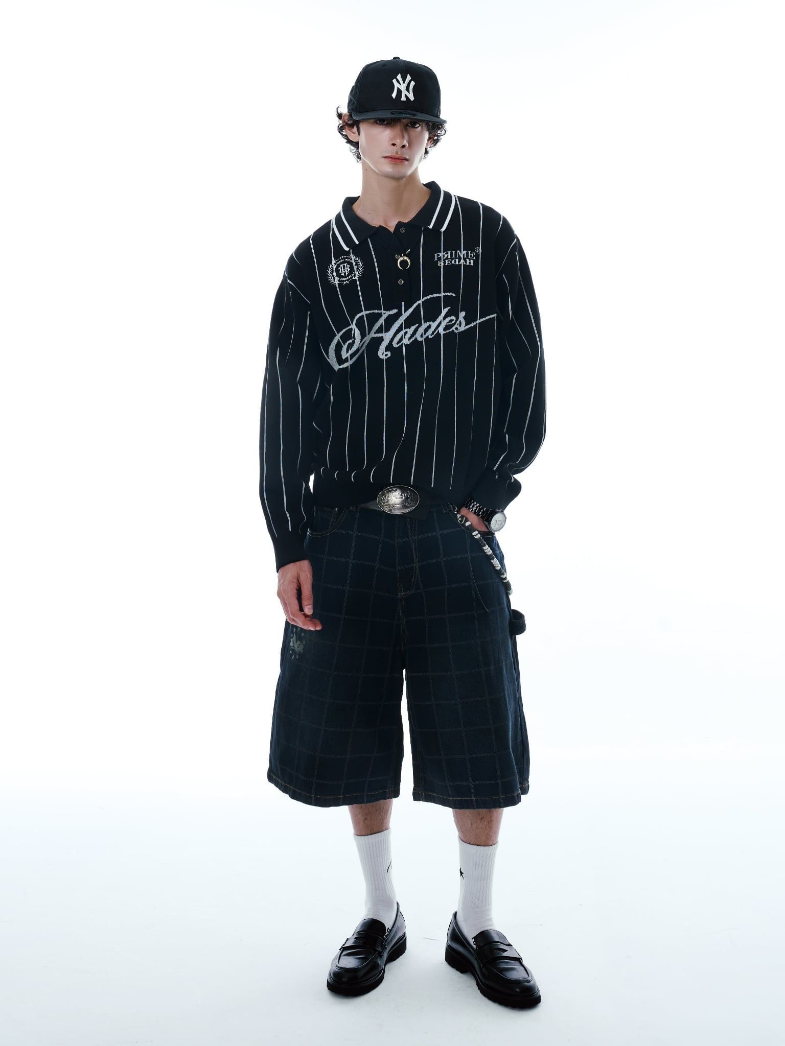  HADES WEBBY CANVAS SHORTS - BLUE NAVY 