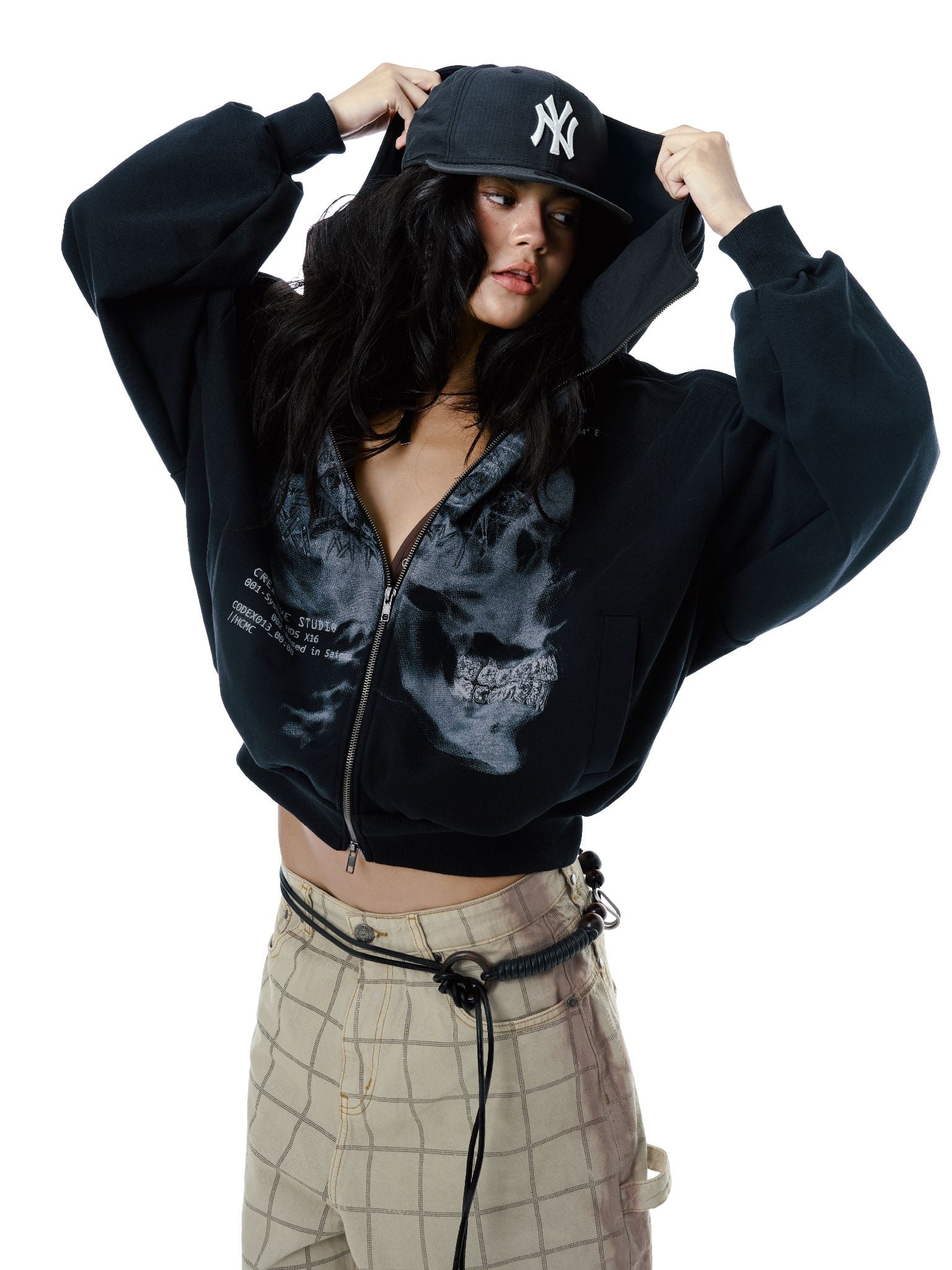  HADES X-RAY VISION ZIP HOODIE 
