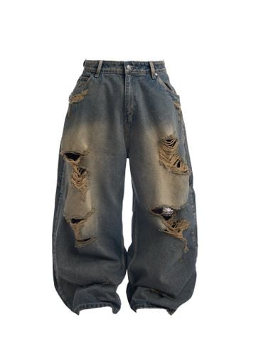  HADES GRUNGE RIOT DENIM PANTS 