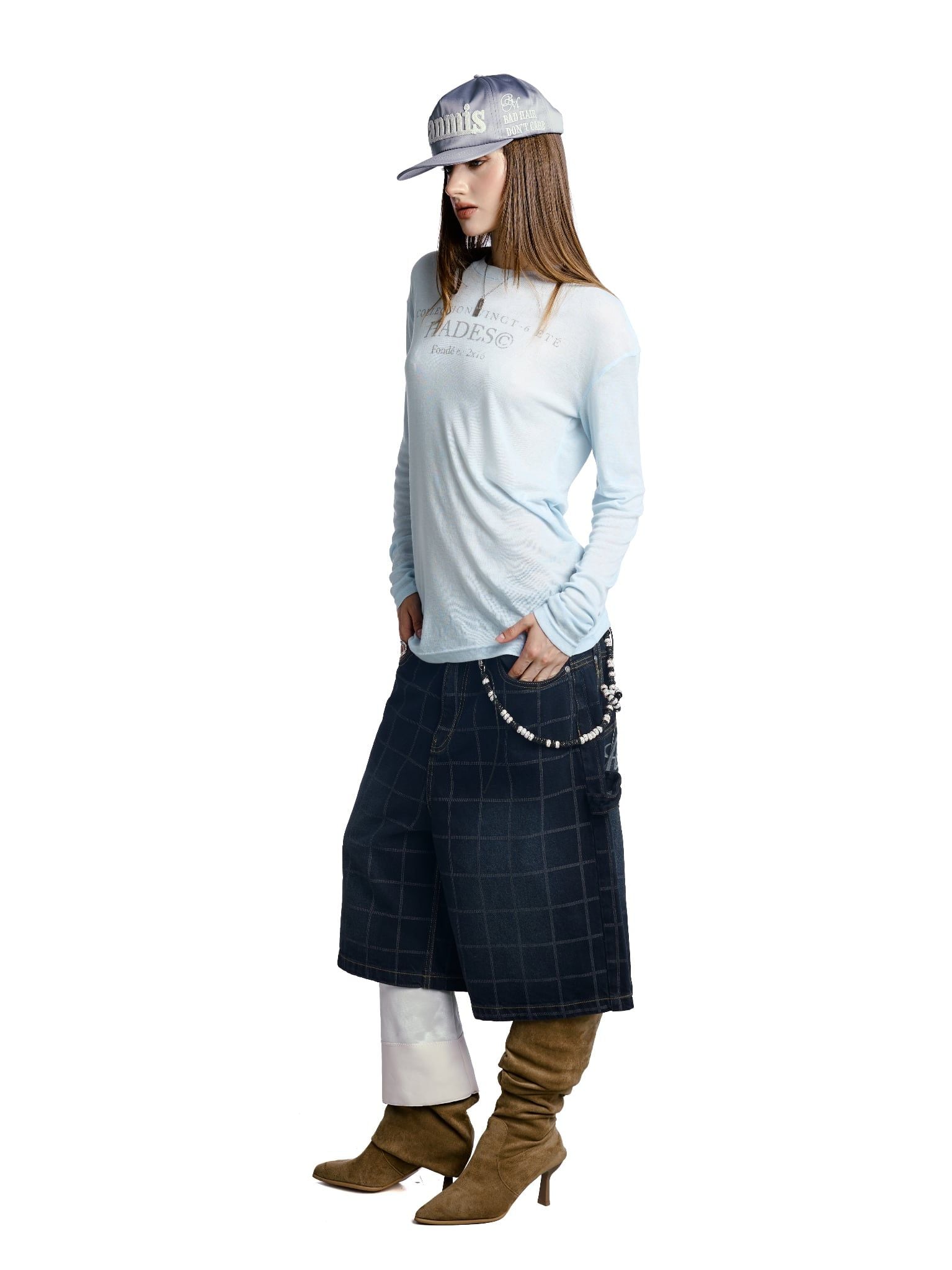  HADES WEBBY CANVAS SHORTS - BLUE NAVY 