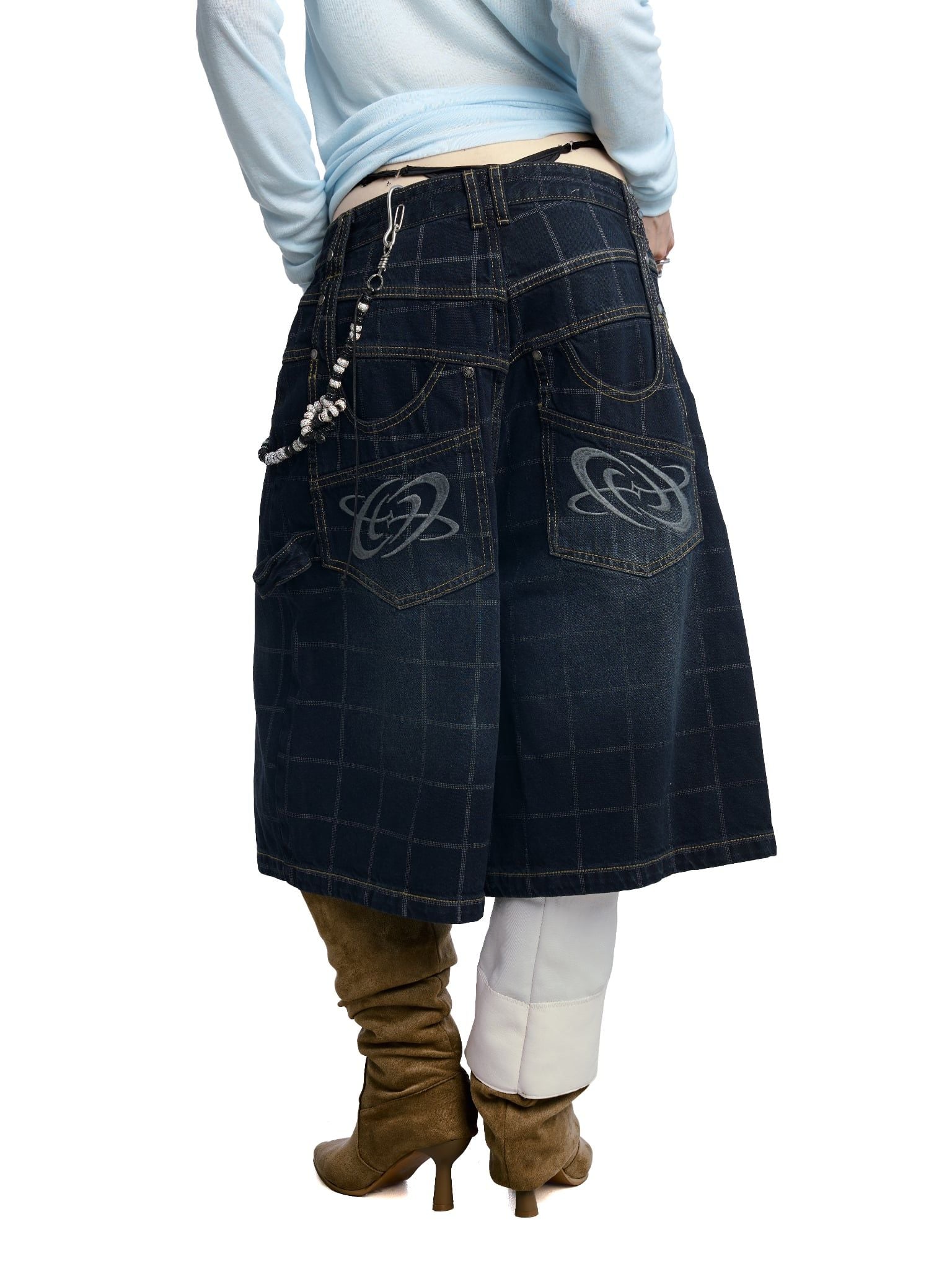  HADES WEBBY CANVAS SHORTS - BLUE NAVY 