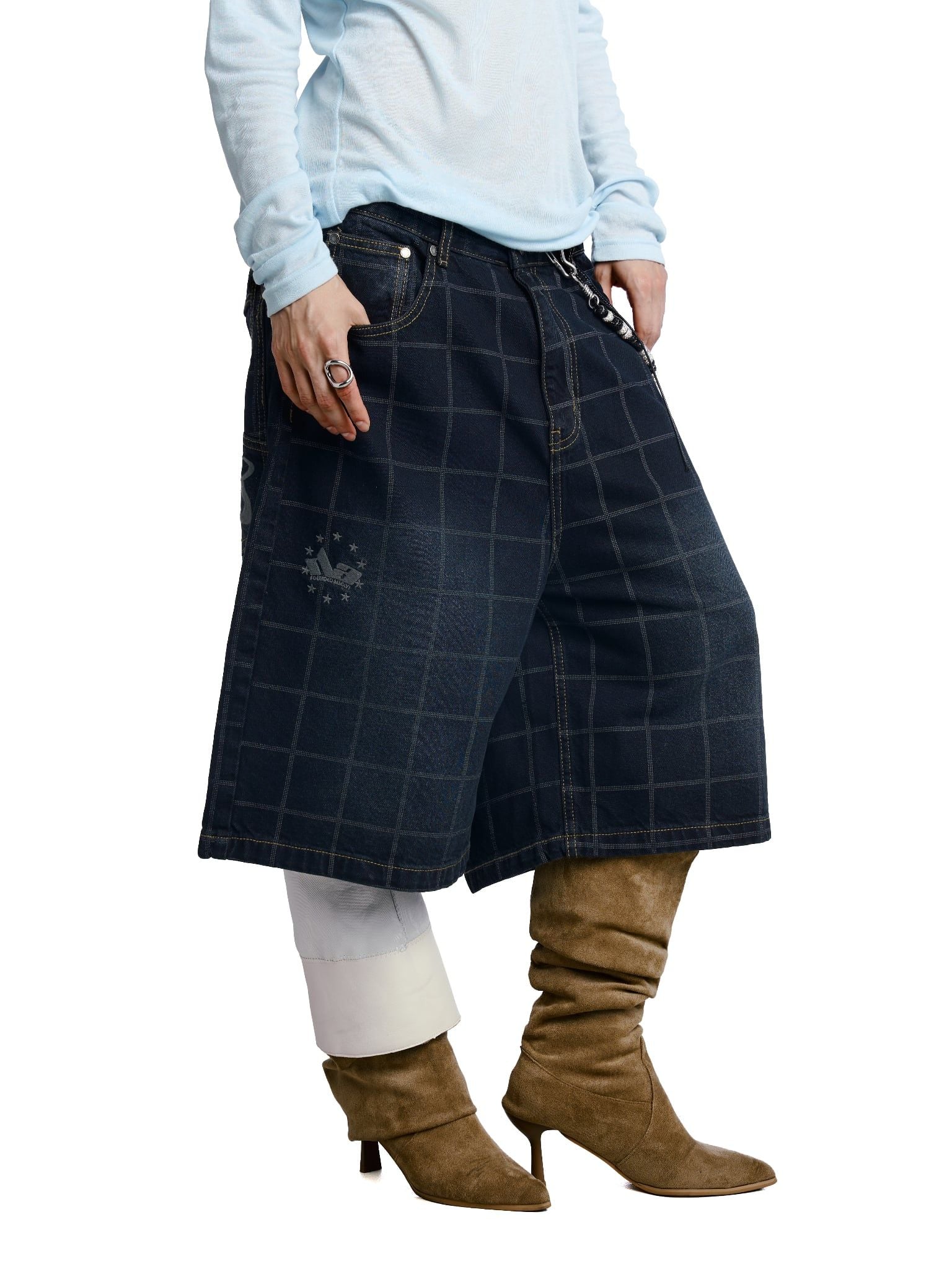  HADES WEBBY CANVAS SHORTS - BLUE NAVY 