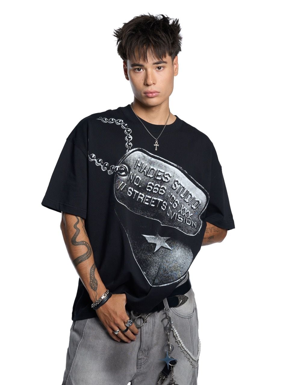  HADES ENLISTED TEE - BLACK 