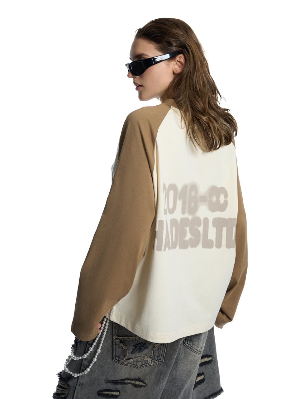  HADES WOLFPACK RAGLAN - BROWN 