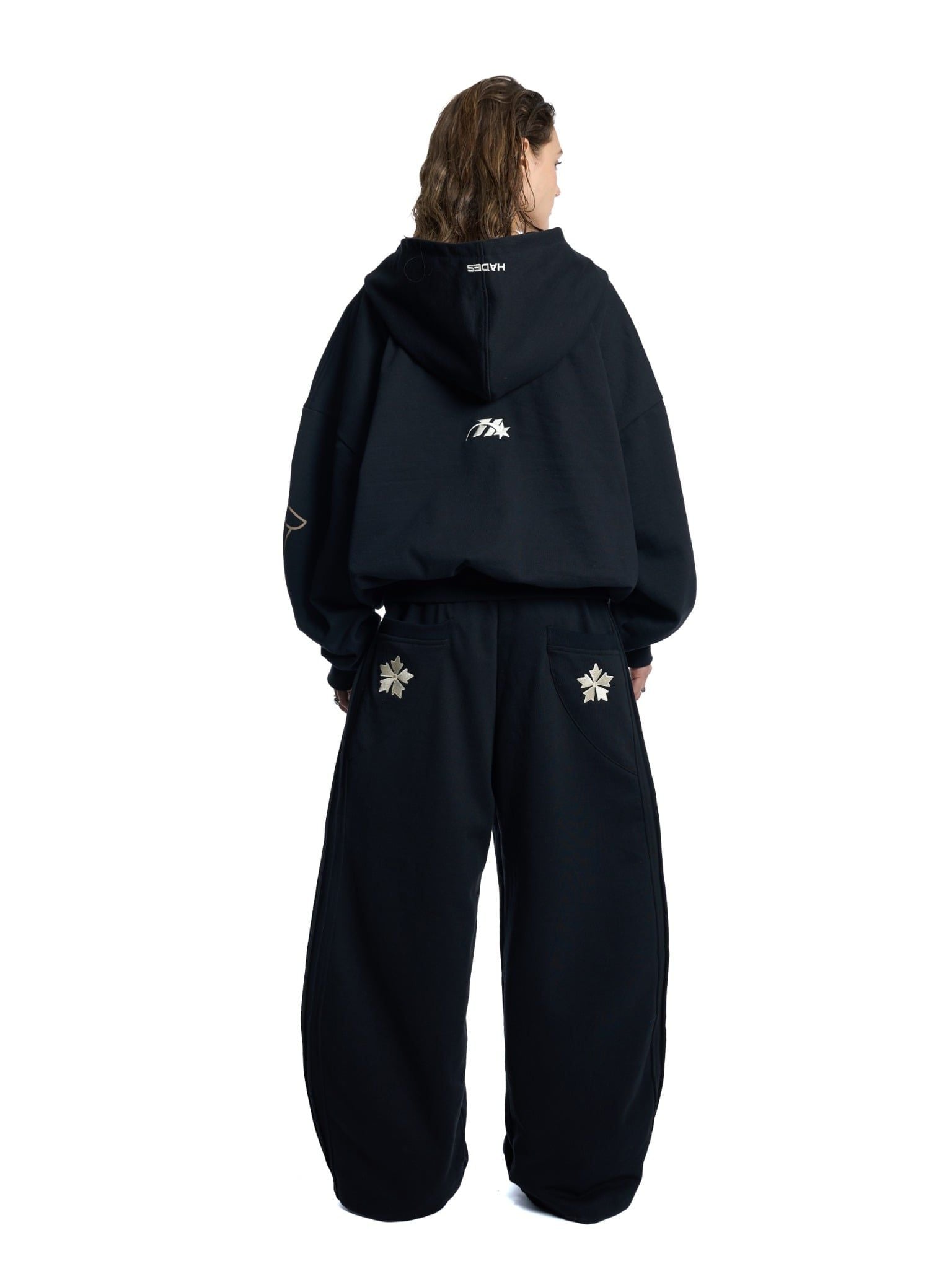  HADES HEAVENS CALL HOODIE ZIP - BLACK 