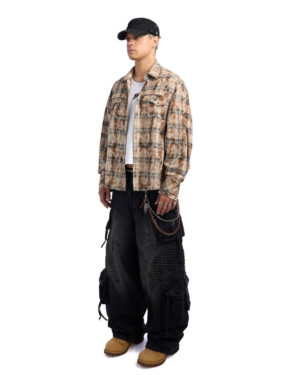  HADES COODINATES FLANNEL SHIRT 