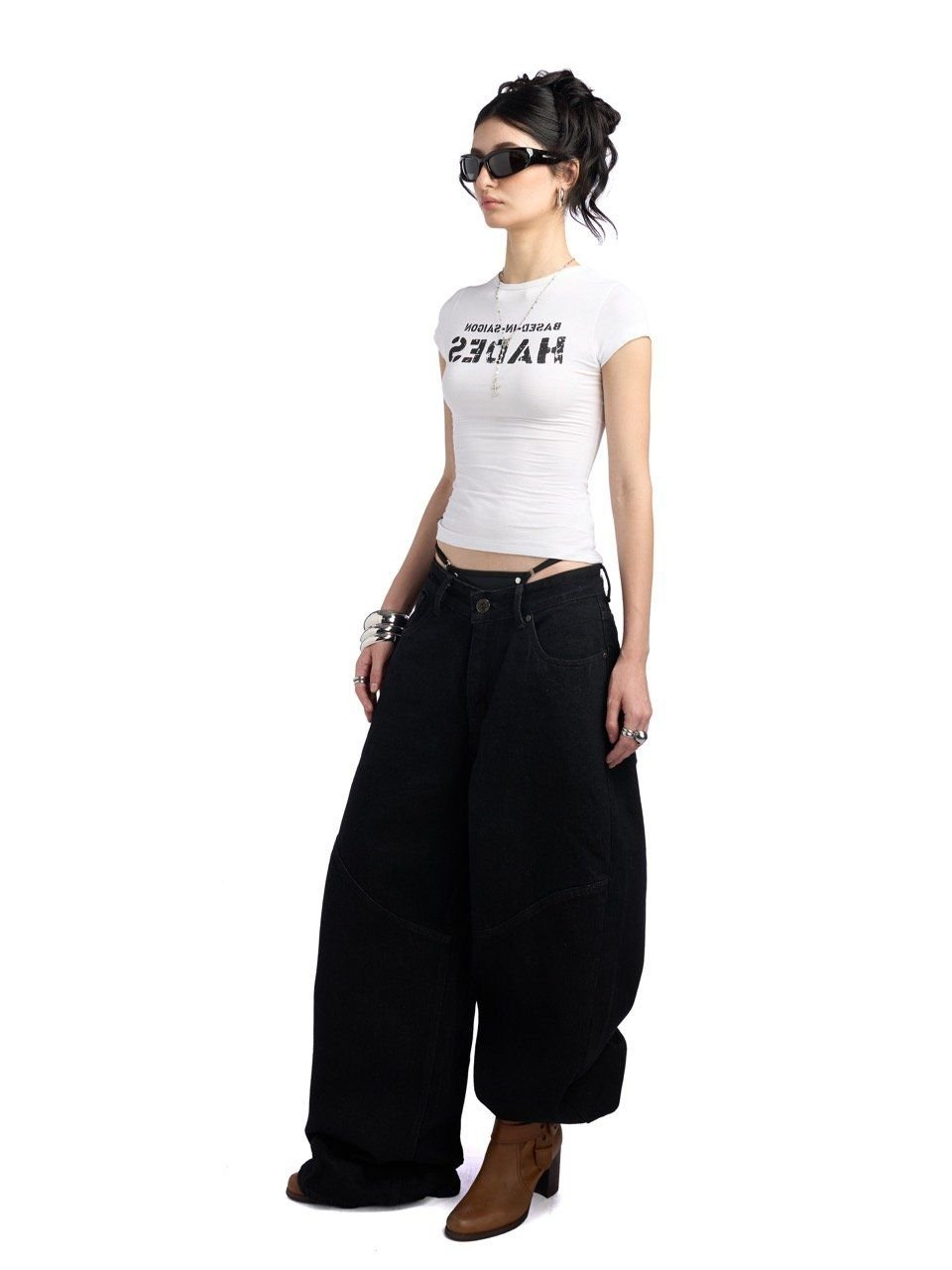  HADES INVERTED TEE - WHITE 