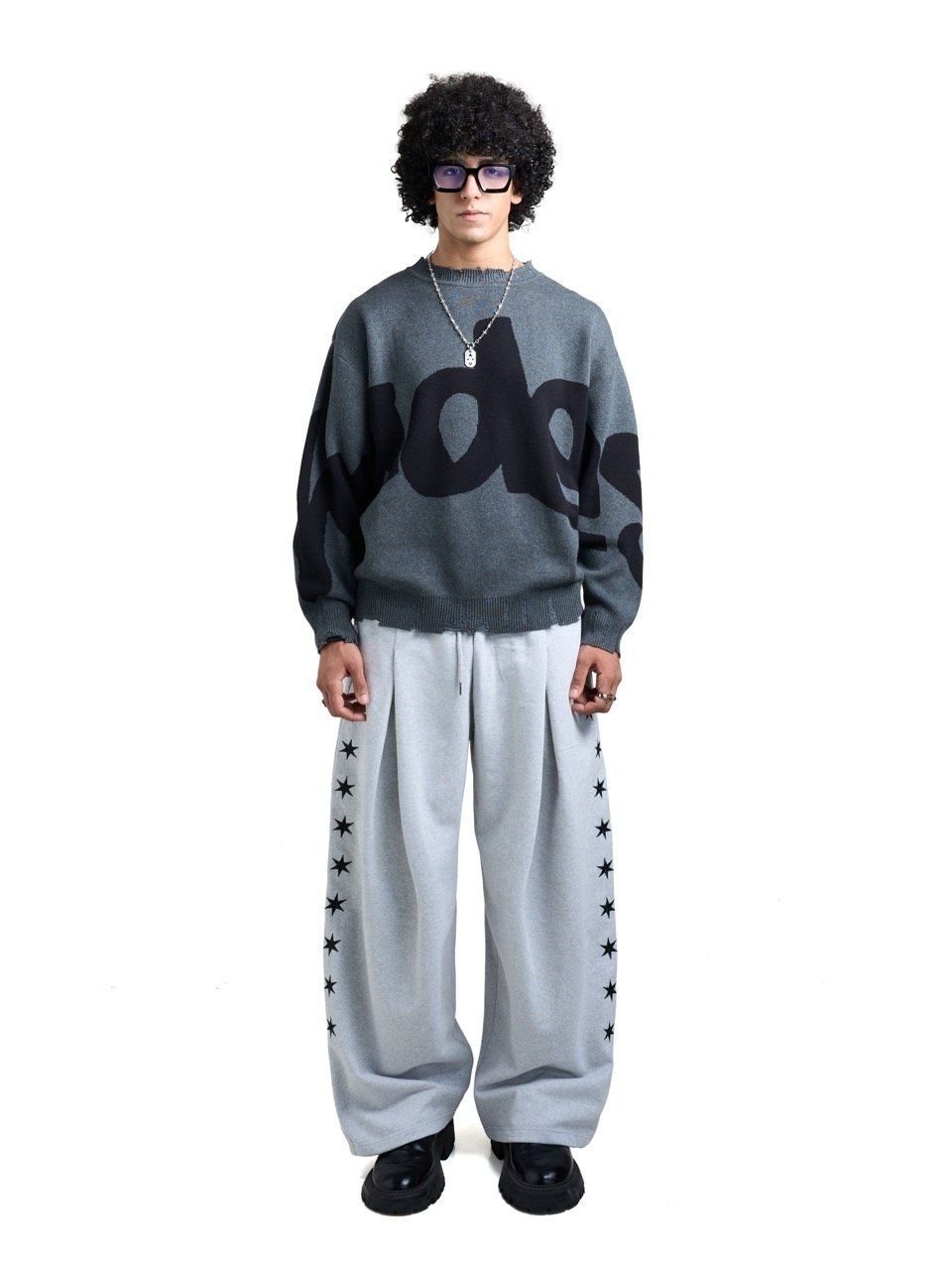  HADES REBEL SWEATER KNIT - GREY 