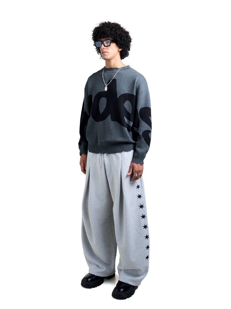  HADES REBEL SWEATER KNIT - GREY 