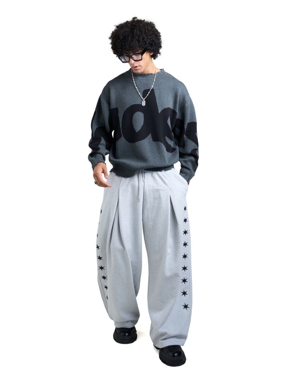  HADES REBEL SWEATER KNIT - GREY 