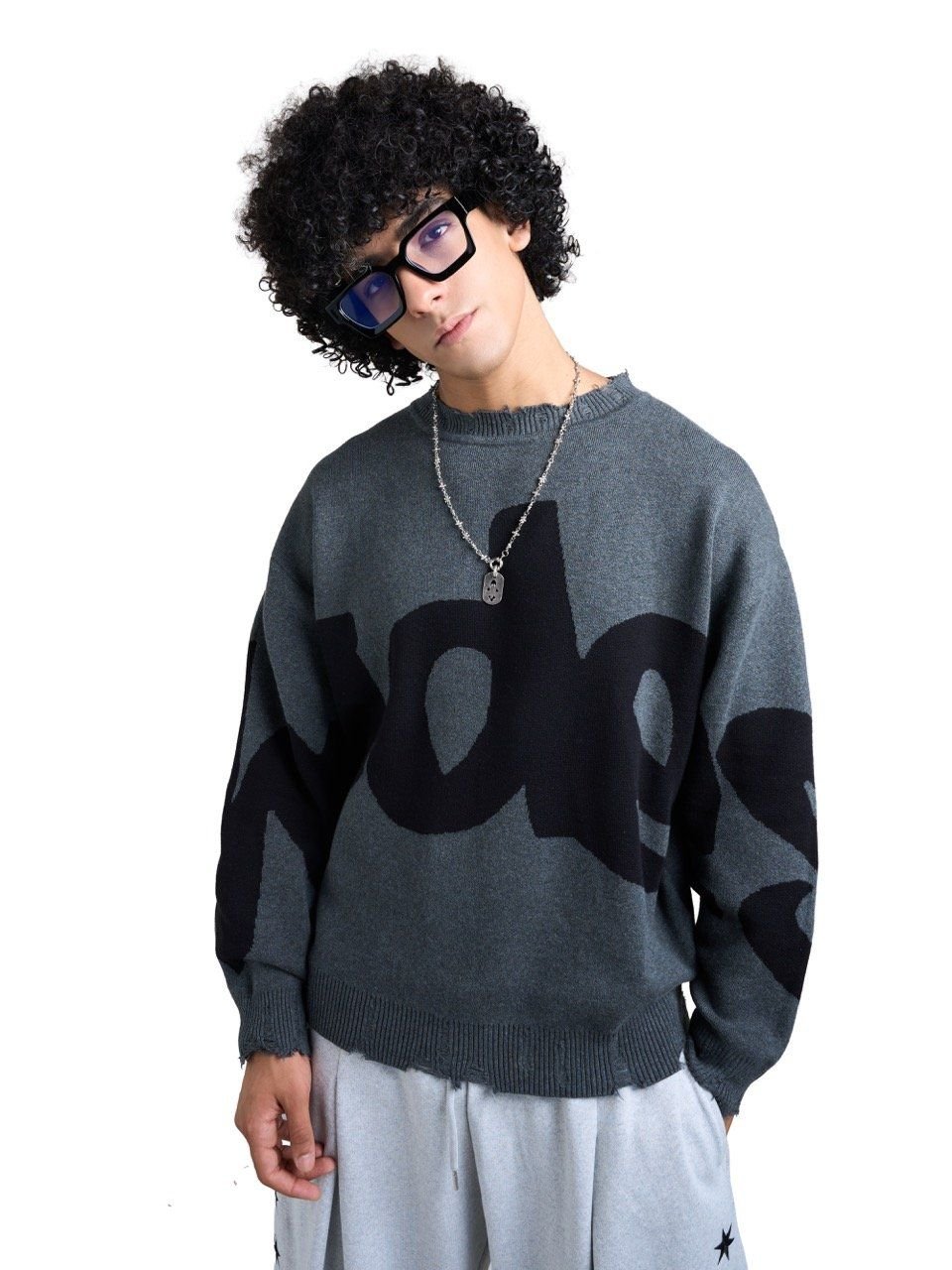  HADES REBEL SWEATER KNIT - GREY 