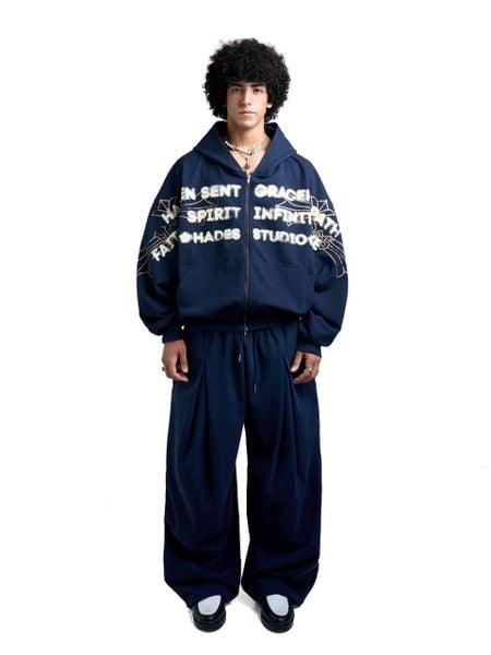  HADES HEAVEN’S CALL HOODIE ZIP - BLUE NAVY 