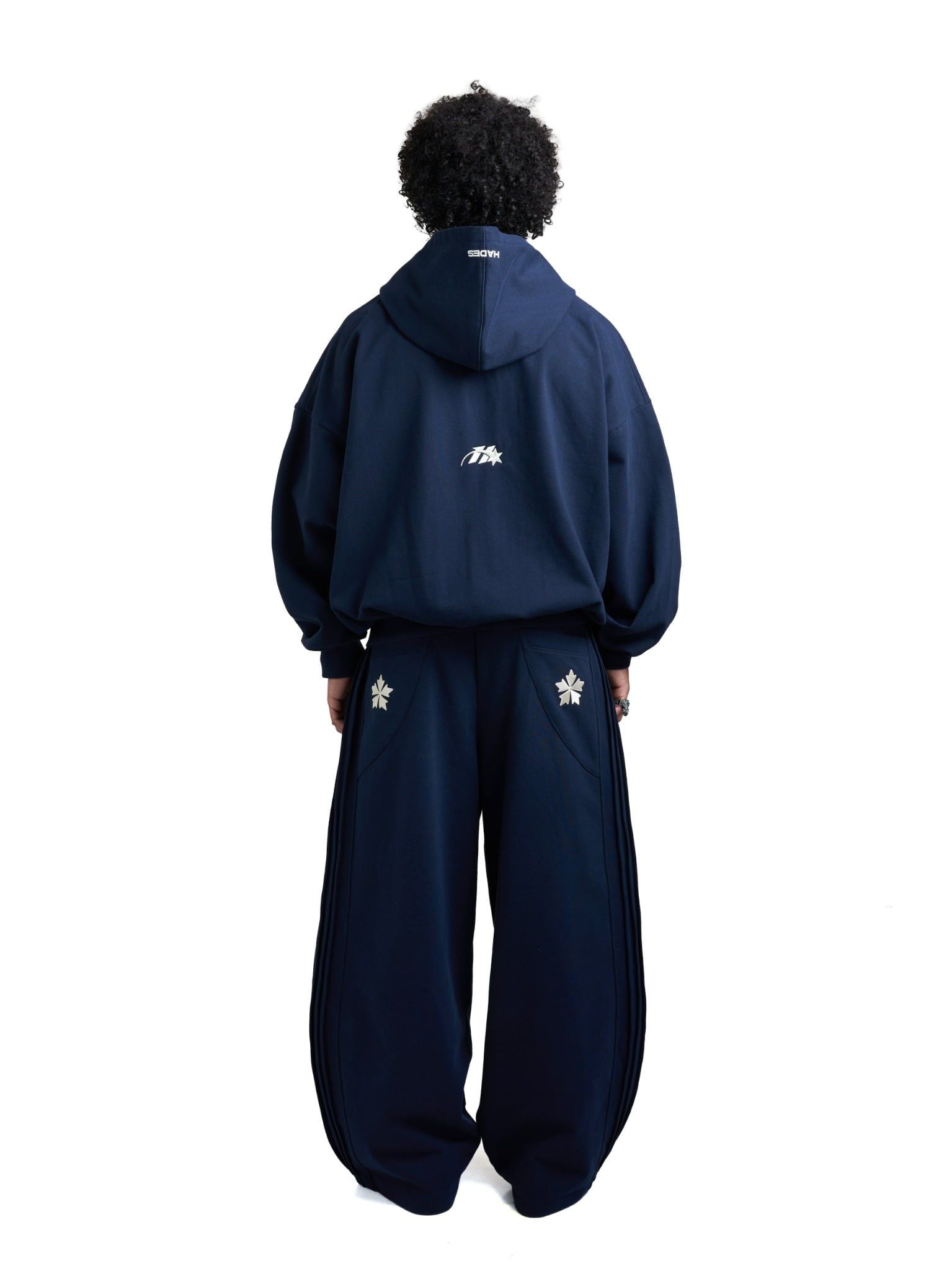  HADES HEAVENS CALL HOODIE ZIP - BLUE NAVY 