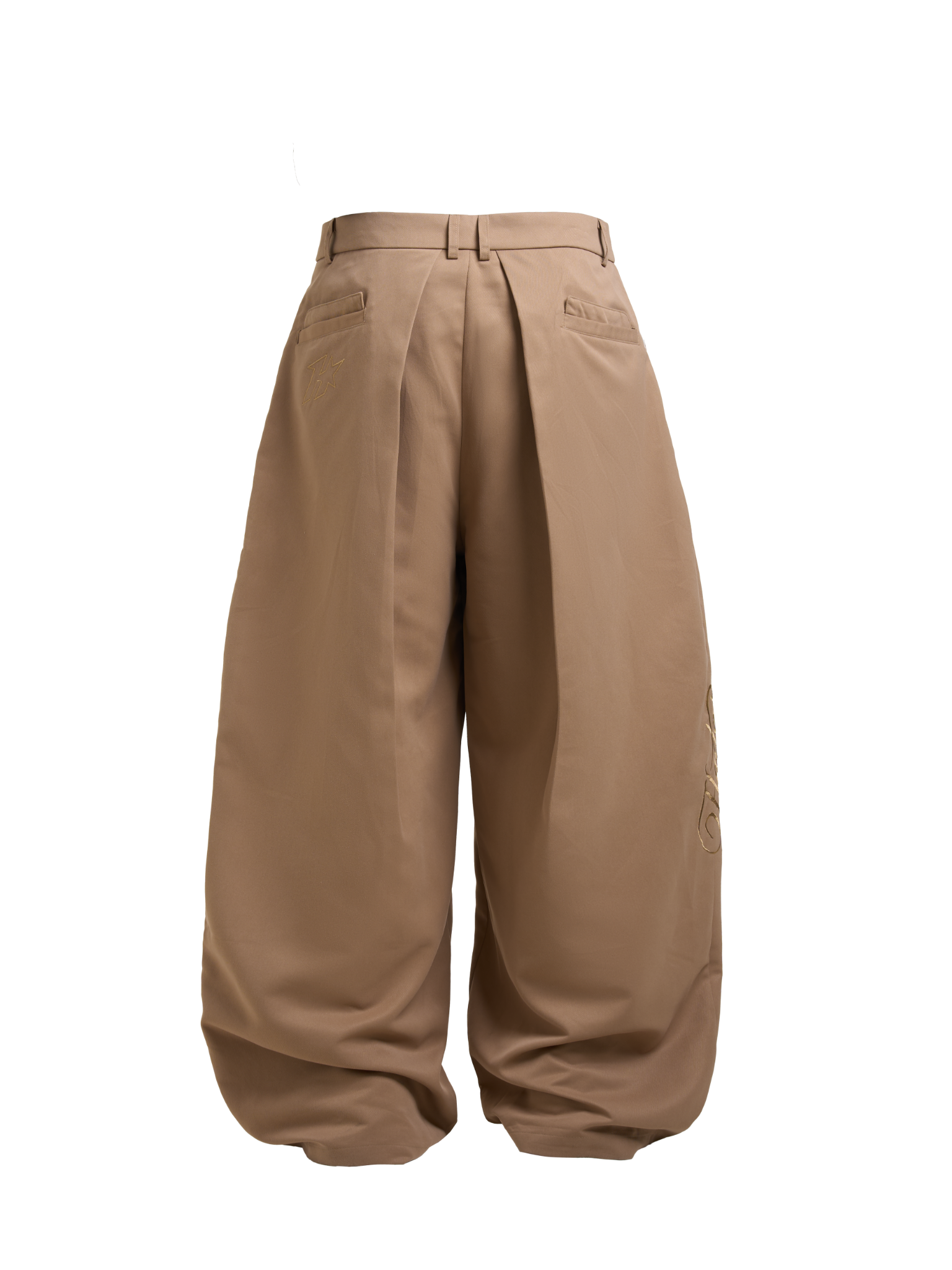 HADES TIMELESS WIDE-LED PANTS - BROWN 