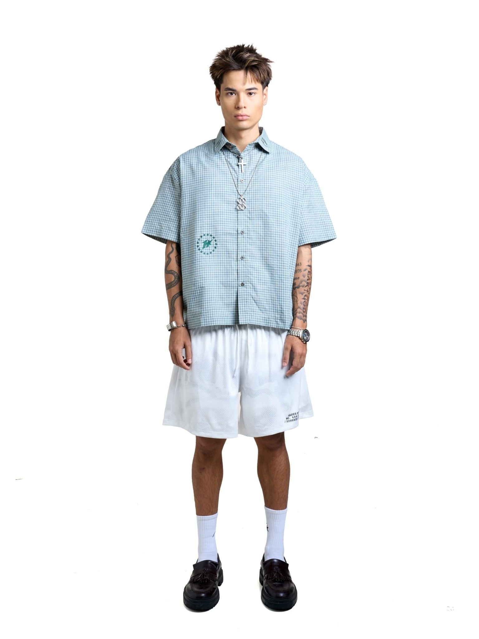  HADES CAMO MESH SHORT - WHITE 