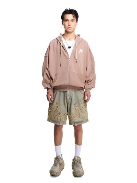  HADES LUXE WASH ZIP HOODIE 